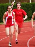 Lara Rojko i Manuela Turk zadnja izmjena u ?tafeti 4 x 100m